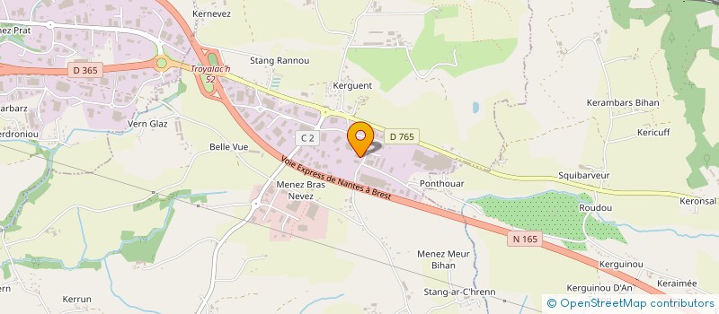 localisation de l'entreprise EIFFEL  SAINT-EVARZEC