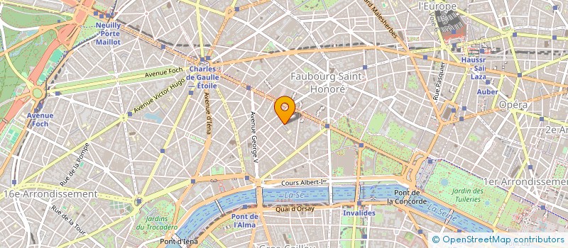 localisation de l'entreprise EIFFEL AMBITION CROISSANCE à NEUILLY-SUR-SEINE