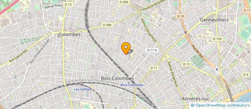 localisation de l'entreprise EIFFEL FINANCE à BOIS-COLOMBES