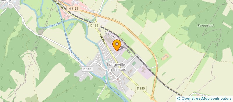 localisation de l'entreprise EIFFEL FRATERNITE AVENIR  LONGEVILLE-EN-BARROIS