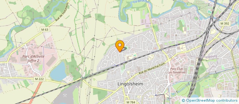 localisation de l'entreprise EIFFEL IMMO  LINGOLSHEIM