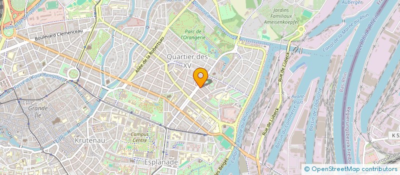 localisation de l'entreprise EIFFEL IMMOBILIER à STRASBOURG