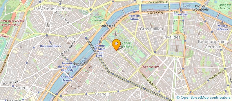 localisation de l'entreprise EIFFEL INTERNATIONAL  PARIS