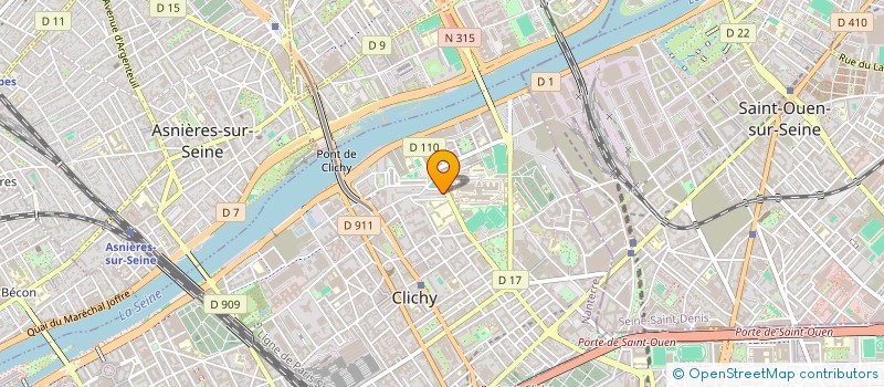 localisation de l'entreprise EIFFEL PLOMBERIE  CLICHY