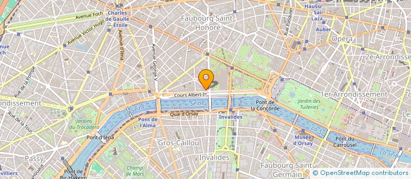 localisation de l'entreprise EIFFELGNIAC  PARIS