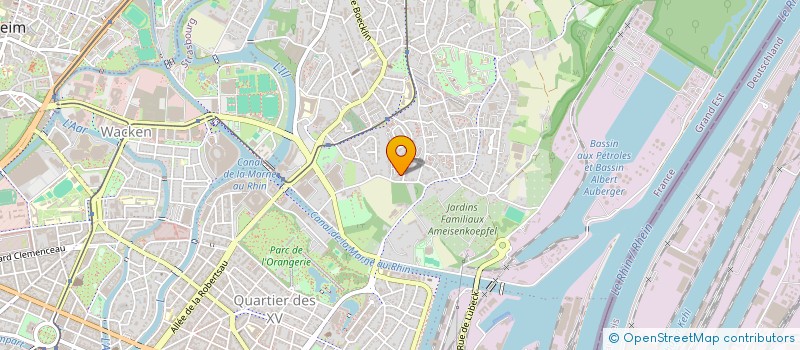 localisation de l'entreprise EIFFEMMI à STRASBOURG