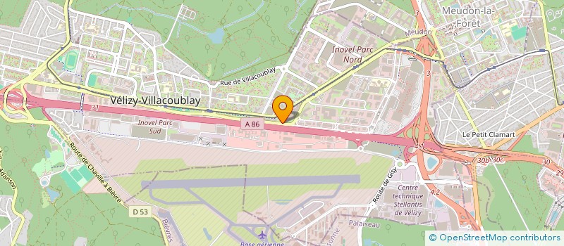 localisation de l'entreprise EIFFICENTRE  VELIZY-VILLACOUBLAY