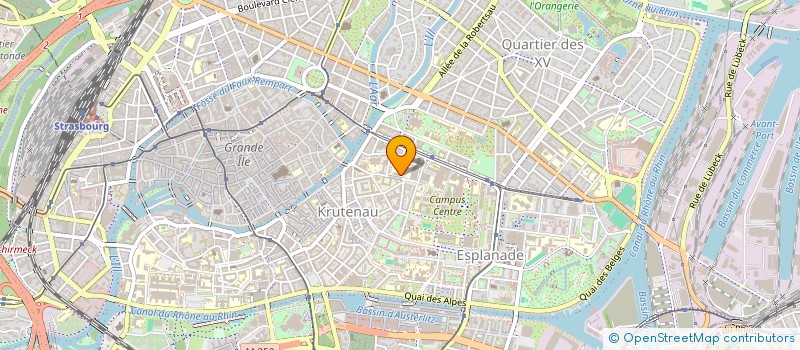 localisation de l'entreprise EIFHYTEC à STRASBOURG