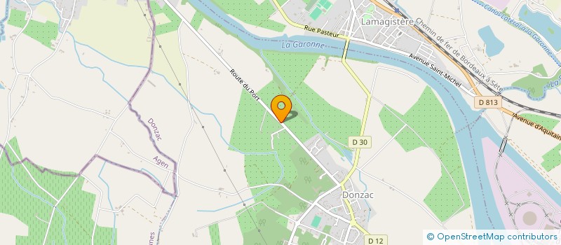 localisation de l'entreprise EIFM à DONZAC