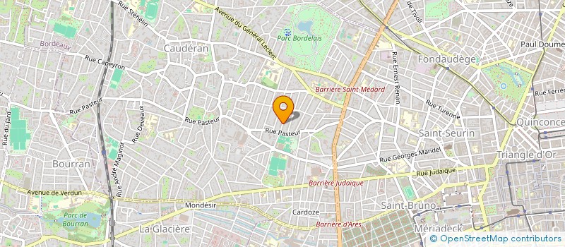 localisation de l'entreprise EIGER FCA à BORDEAUX