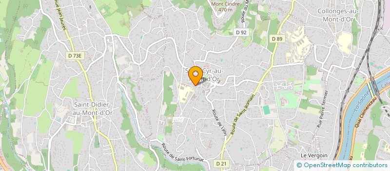 localisation de l'entreprise EIGER SAS  SAINT-CYR-AU-MONT-D'OR