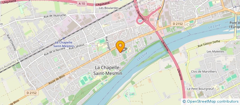 localisation de l'entreprise EIGHT CLUB à LA CHAPELLE-SAINT-MESMIN