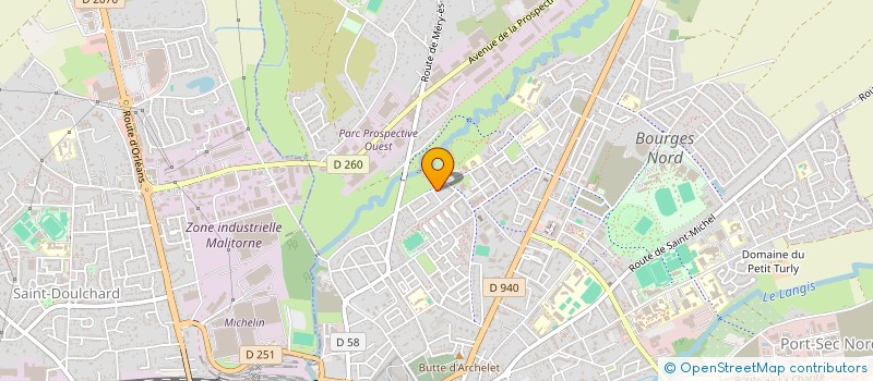 localisation de l'entreprise EIGHTEEN CREW  BOURGES