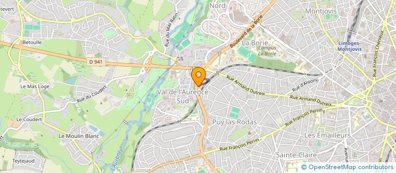 localisation de l'entreprise EIGHTEEN EVENTS à LIMOGES