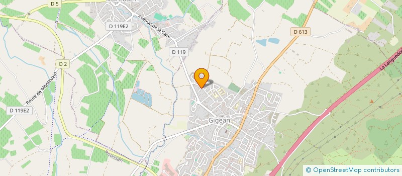 localisation de l'entreprise EIGHTY 8  GIGEAN