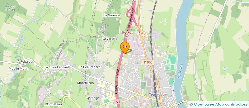 localisation de l'entreprise EIGMS  TOURNUS