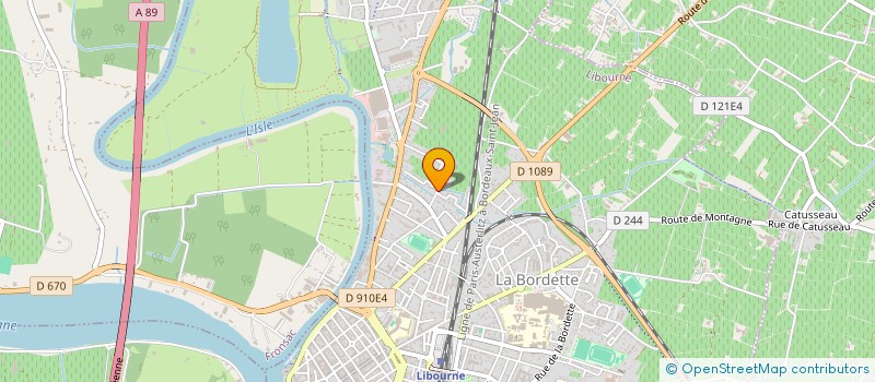 localisation de l'entreprise EIGP  LIBOURNE