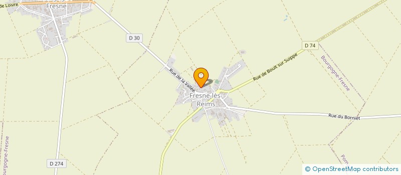 localisation de l'entreprise EIHF IMMO  BOURGOGNE-FRESNE