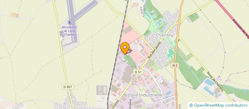 localisation de l'entreprise EIHT à LAON