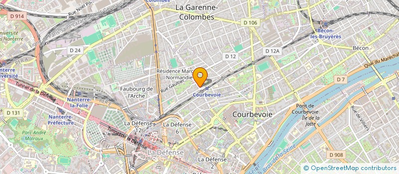 localisation de l'entreprise EIKHAL BENYAMIN à COURBEVOIE