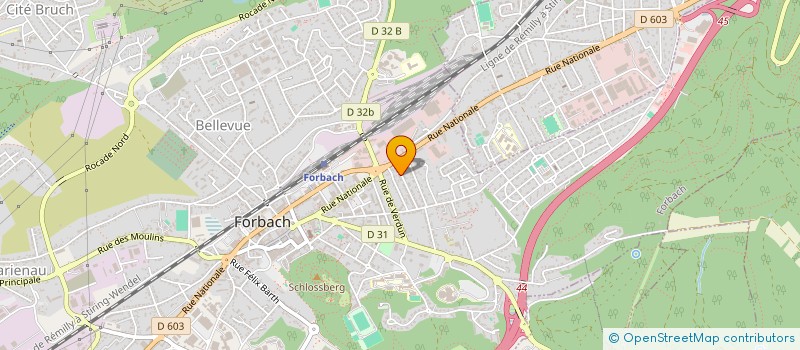 localisation de l'entreprise EIKO DIFFUSION INTERNATIONALE SARL à FORBACH