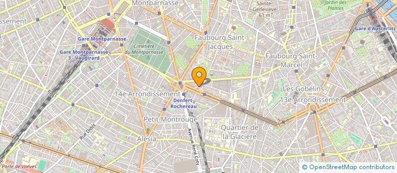 localisation de l'entreprise EIKONOS IMAGERIE MEDICALE à PARIS 14