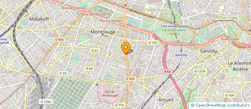 localisation de l'entreprise EIKOSIM à MONTROUGE