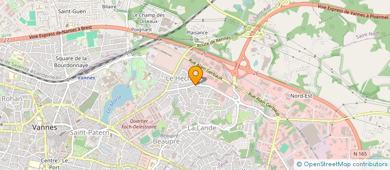 localisation de l'entreprise EILAD EXPERT à VANNES