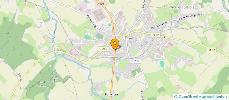 localisation de l'entreprise EILATIS à SAMER