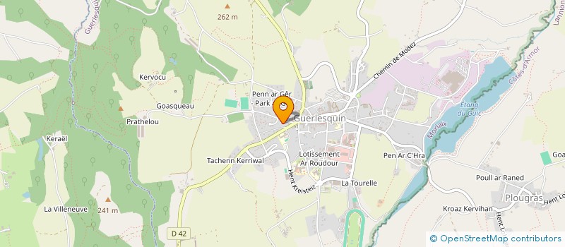 localisation de l'entreprise EILB  GUERLESQUIN