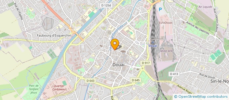 localisation de l'entreprise EILCA  DOUAI