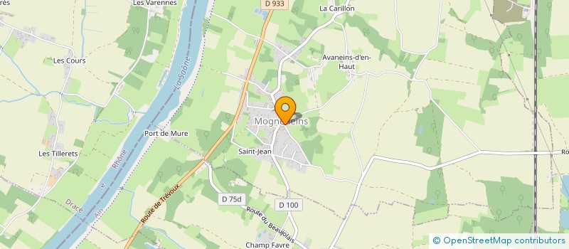 localisation de l'entreprise EILEEN CONSEIL à MOGNENEINS