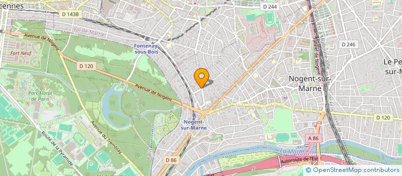 localisation de l'entreprise EILEGRA  NOGENT-SUR-MARNE