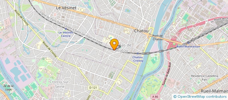 localisation de l'entreprise EILIX à CHATOU