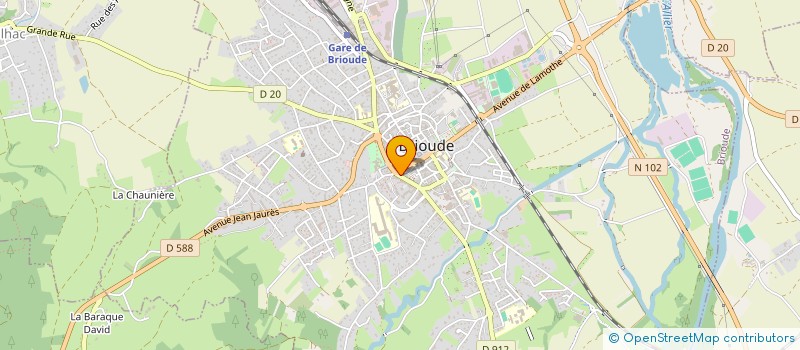 localisation de l'entreprise EILO à BRIOUDE