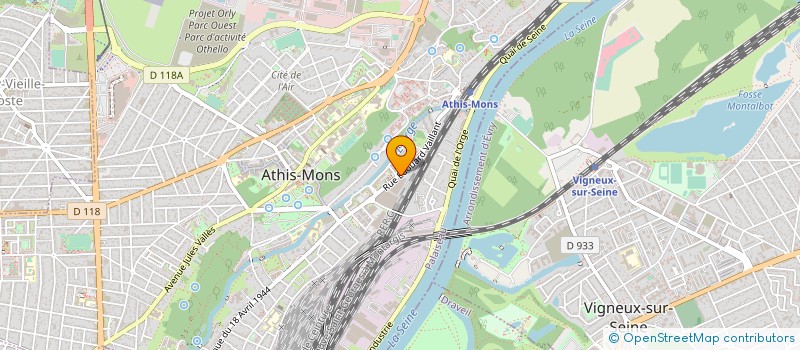 localisation de l'entreprise EIM EVOLUTION à ATHIS-MONS