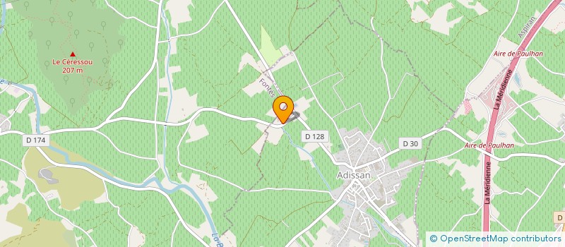 localisation de l'entreprise EIMS à ADISSAN