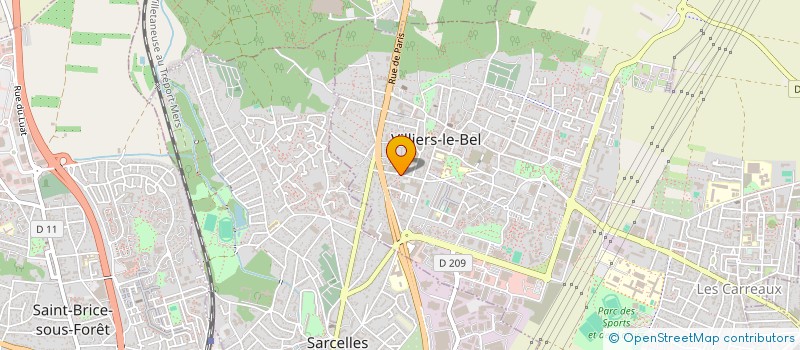 localisation de l'entreprise EINA  VILLIERS-LE-BEL