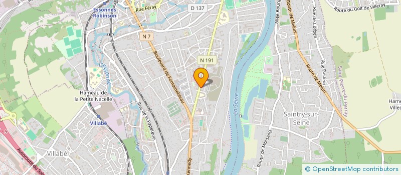 localisation de l'entreprise EINAD à CORBEIL-ESSONNES