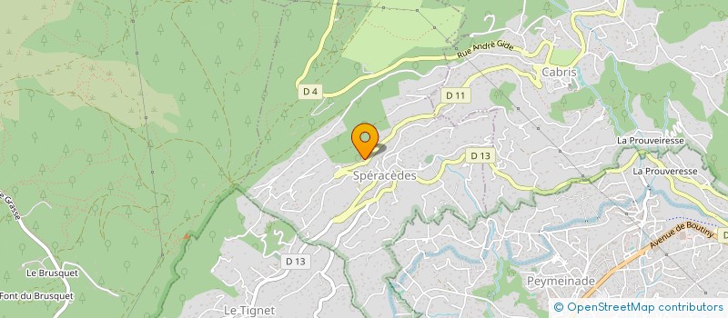 localisation de l'entreprise EINAUDI ET FILS à SAINT-CEZAIRE-SUR-SIAGNE
