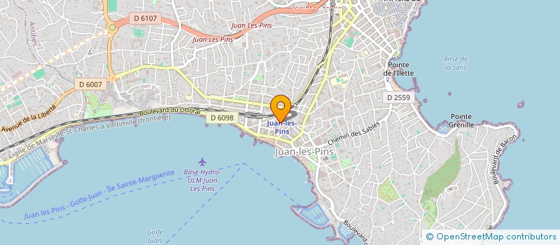 localisation de l'entreprise EINSOF  ANTIBES