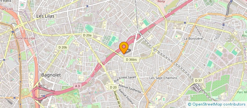 localisation de l'entreprise EINSOF à MONTREUIL