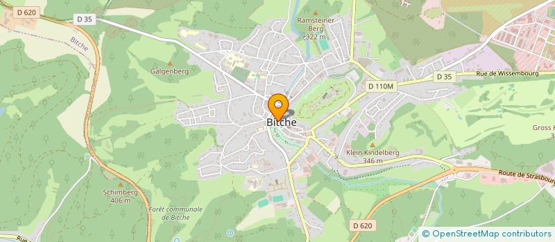 localisation de l'entreprise EINSTEIN  BITCHE