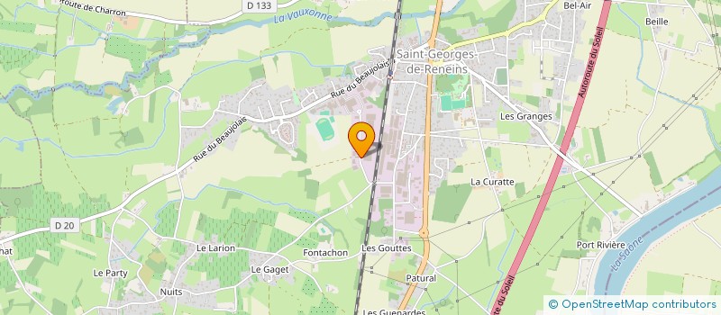 localisation de l'entreprise EINVEST  SAINT-GEORGES-DE-RENEINS