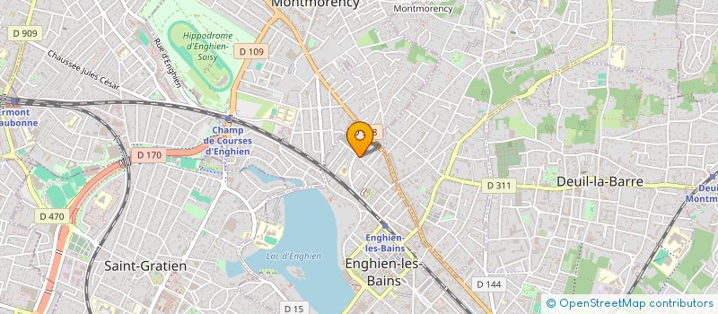 localisation de l'entreprise EINYA CONSULTING  ENGHIEN-LES-BAINS