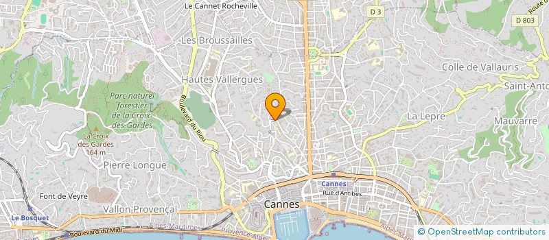localisation de l'entreprise EIP à CANNES