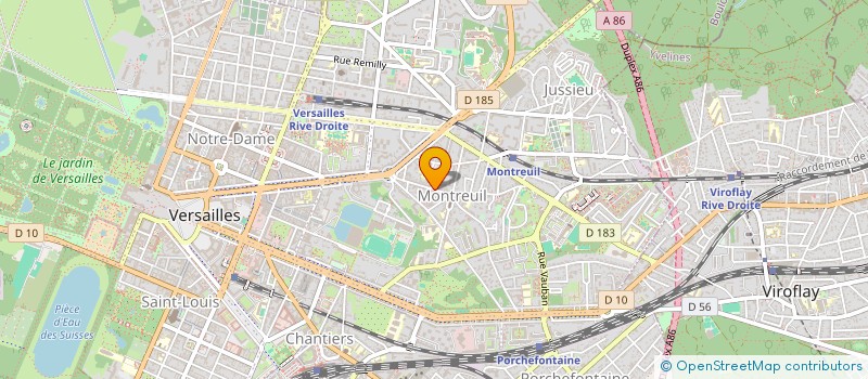 localisation de l'entreprise EIP  VERSAILLES
