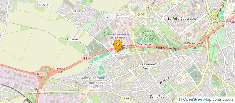 localisation de l'entreprise EIP BATIMENT à CAEN