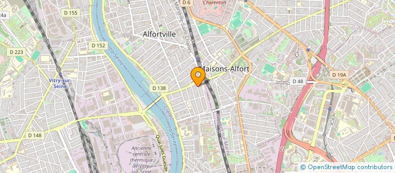 localisation de l'entreprise EIP TECH à ALFORTVILLE
