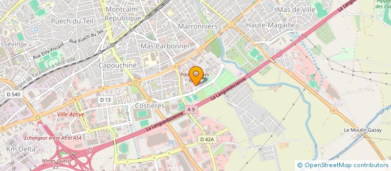 localisation de l'entreprise EIQUS TECH  NIMES